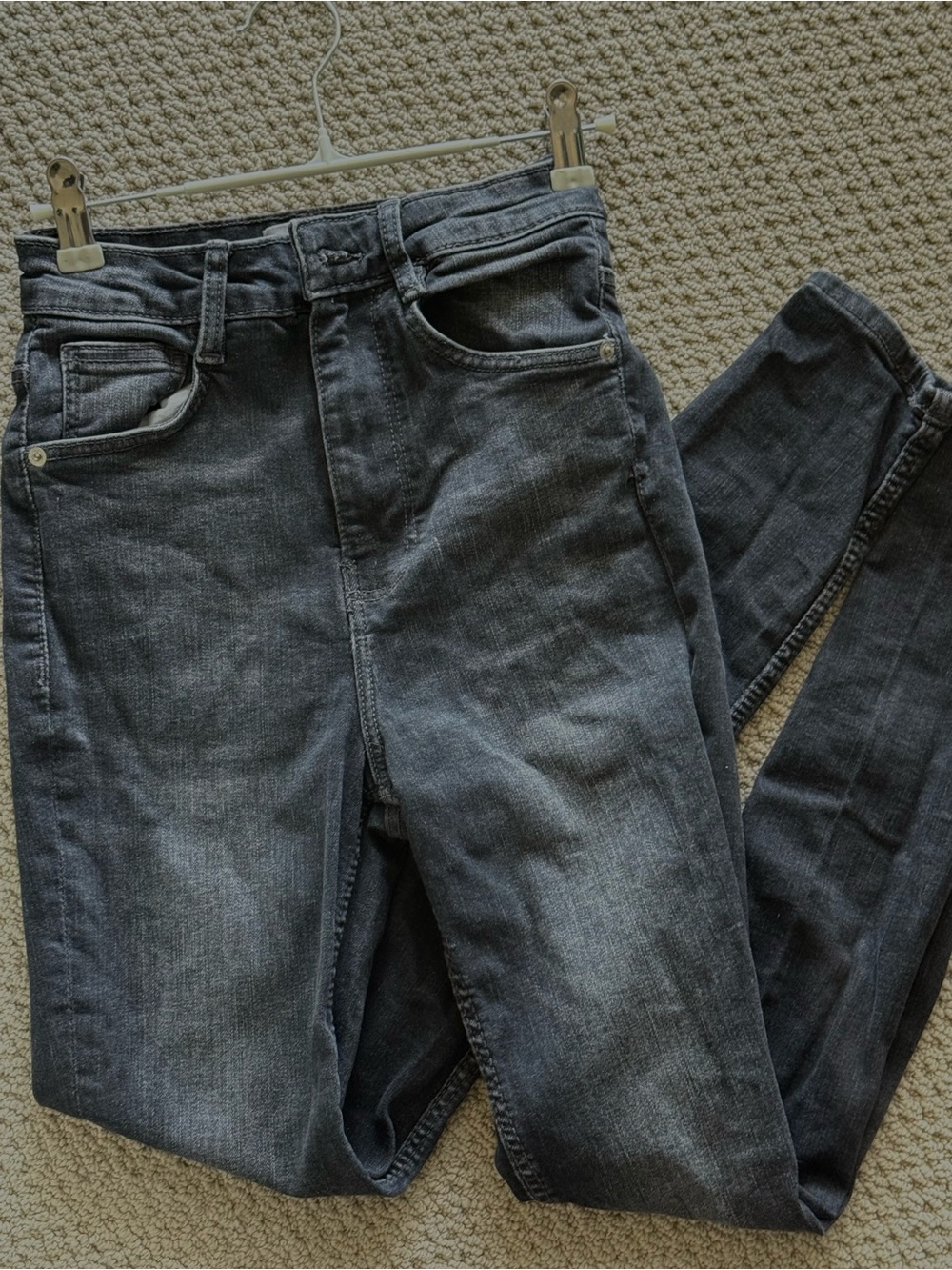 Dark Gray Slim Fit Jeans - Classic Everyday Denim